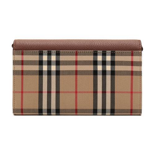 【国内现货】BURBERRY/博柏利 女款织物/配皮单肩斜挎包80251621 商品图2