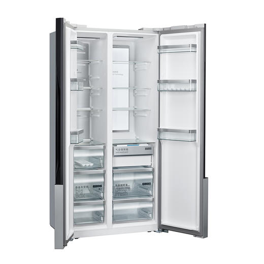 西门子（SIEMENS）630升对开门变频冰箱双开门 家用大容量 风冷无霜 双循环不串味 家居互联KA98NV141C 商品图3