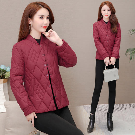 YWE  RC21801小香风棉衣外套大码气质保暖羽绒棉服 商品图0