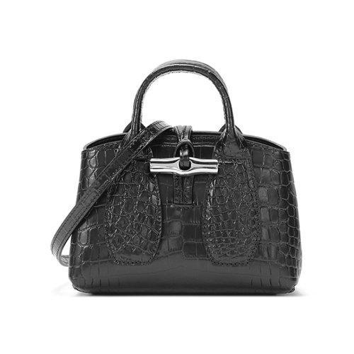 【国内现货】Longchamp/珑骧 2021款 女士ROSEAU系列特小号牛皮手提单肩斜挎包竹节包 10057 HTS 商品图0