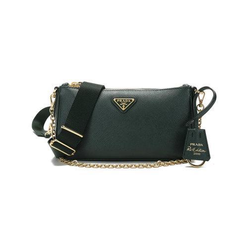 【国内现货】PRADA/普拉达 2021款 女士皮革手提单肩斜挎包 1BH171 NZV 商品图5