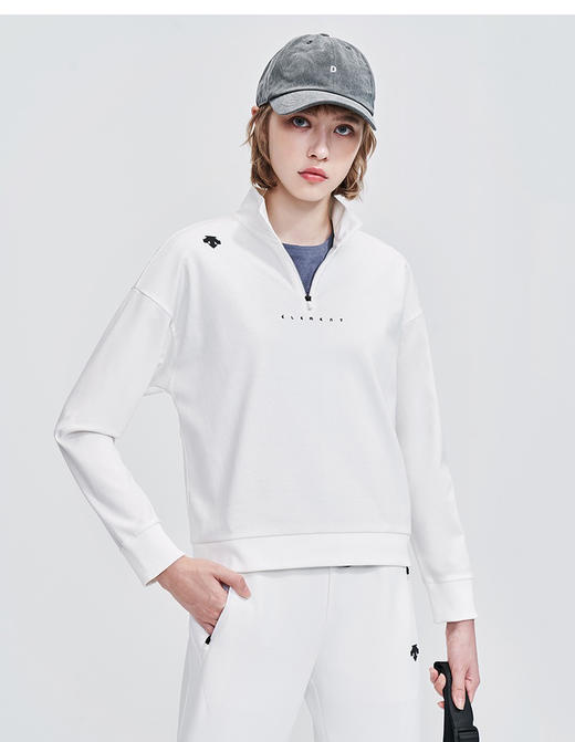 DESCENTE迪桑特 ELEMENT女子针织运动套头衫 D1332IHT71 商品图0