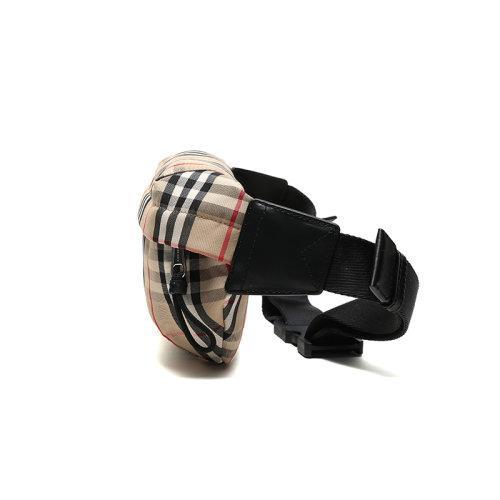 【现货秒发】BURBERRY/博柏利 男士格纹织物腰包单肩斜挎包 80104301 商品图1