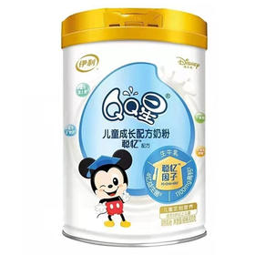 【144元/桶】伊利QQ星儿童成长配方奶粉聪忆800g（0302186）