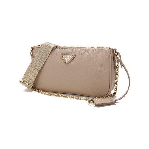 【国内现货】PRADA/普拉达 2021款 女士皮革手提单肩斜挎包 1BH171 NZV 商品图8