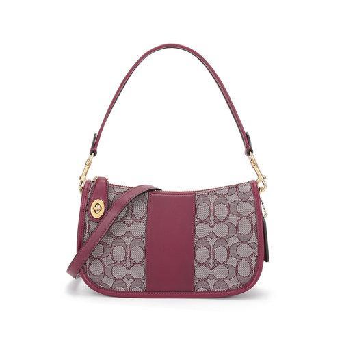 【明星同款】COACH/蔻驰 2021款 女士专柜款Originals系列织物/配皮SWINGER手提单肩斜挎包腋下包 C0721 商品图6