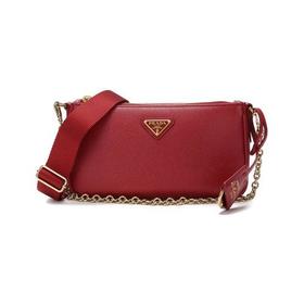 【国内现货】PRADA/普拉达 2021款 女士皮革手提单肩斜挎包 1BH171 NZV