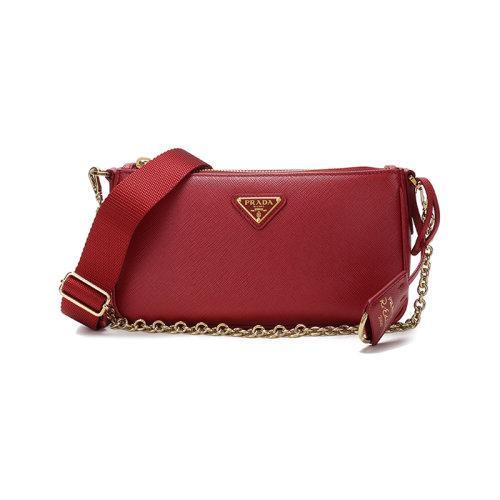 【国内现货】PRADA/普拉达 2021款 女士皮革手提单肩斜挎包 1BH171 NZV 商品图0