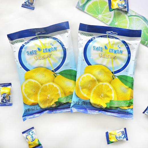 马来西亚进口可康COCON咸柠檬糖海盐味硬糖咸味清凉水果喜糖150g 商品图0