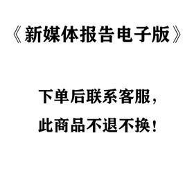 新媒体报告电子版