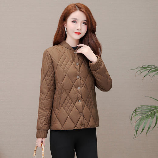 YWE  RC21801小香风棉衣外套大码气质保暖羽绒棉服 商品图1