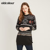 oldcolour复古时尚气质百搭针织毛衣M44106405 商品缩略图0
