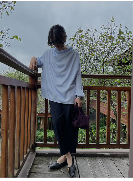 HIDEMI波纹金属扣小羊皮平底鞋 商品图7