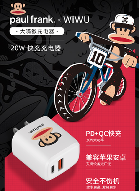 大嘴猴A+C充电器