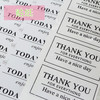 贴纸 透明THANK YOU/白色TODAY 饮品贴纸甜品贴纸 奶茶芋圆杯贴纸 商品缩略图1
