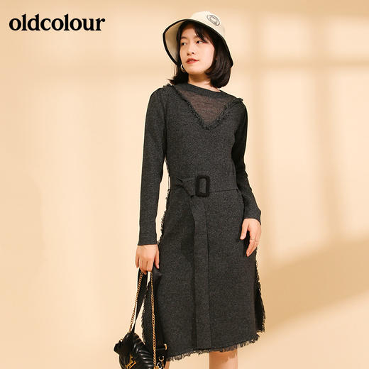 oldcolour毛织连衣裙M44106435 商品图1