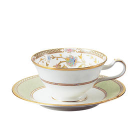 日本则武吉野樱花红茶杯碟220CC（绿）