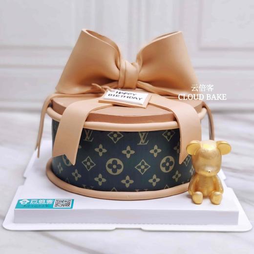 【蝴蝶结蛋糕】棕色LV款 商品图0