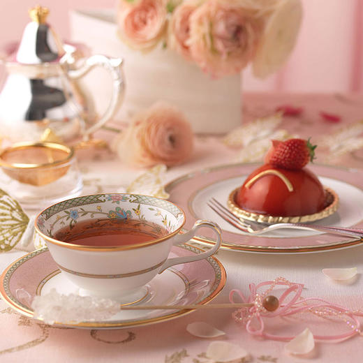 日本则武吉野樱花红茶杯碟220CC（绿） 商品图3