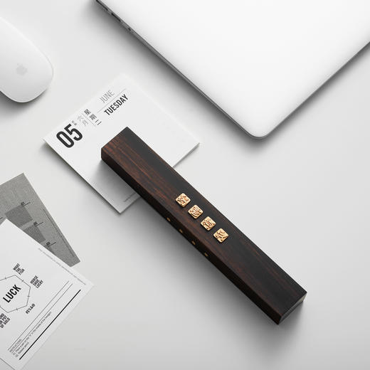 万物三千 方正金陵体私人定制铜活字镇纸-笔畅意安文房四宝 商品图5