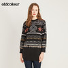 oldcolour复古时尚气质百搭针织毛衣M44106405 商品缩略图2