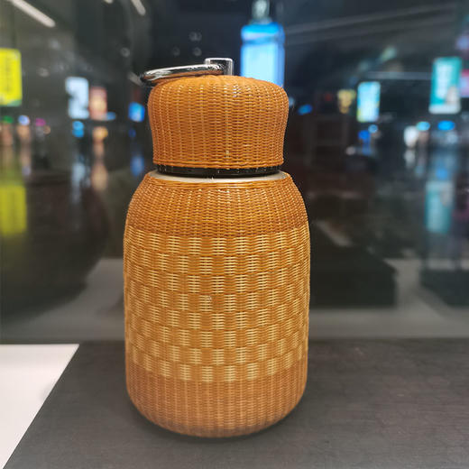 280ml 全包竹丝编保温杯（四款可选） 商品图1