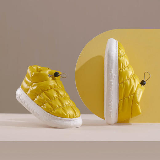 羽绒棉拖鞋女包跟厚底防滑防寒男士保暖鞋情侣鞋棉鞋女士冬季加厚 商品图3