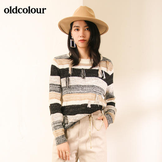 oldcolour春季时尚百搭欧珂套头针织衫M43052305 商品图0