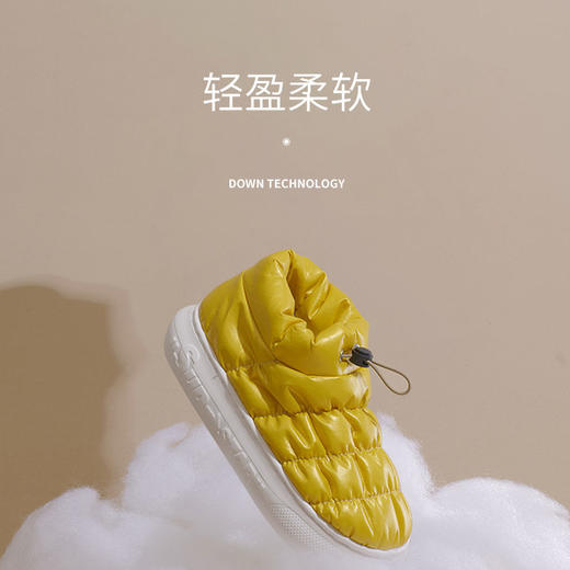 羽绒棉拖鞋女包跟厚底防滑防寒男士保暖鞋情侣鞋棉鞋女士冬季加厚 商品图9