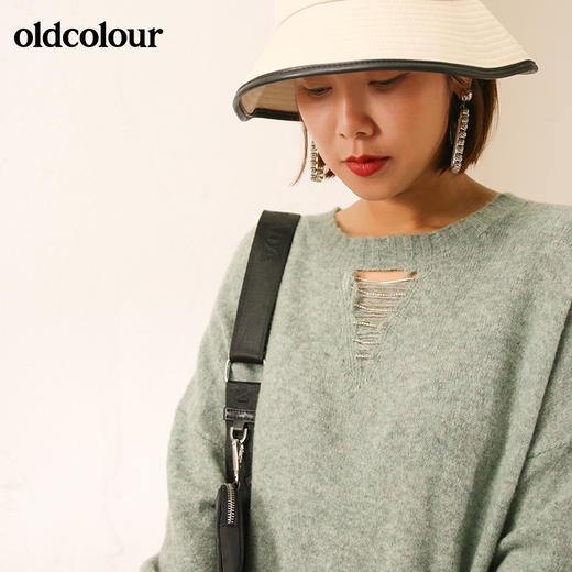 oldcolour宽松百搭气质针织套头衫M44052203 商品图3