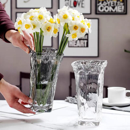 欧式西班牙ins风 透明玻璃花瓶花器 商品图4