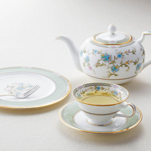 日本则武吉野樱花红茶杯碟220CC（绿） 商品图2