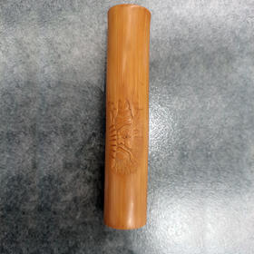 实心竹人物-钟馗