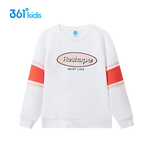 小361女童针织卫衣撞色拼接2021新款春装儿童套头上衣k62111302 商品图1