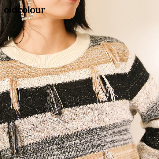 oldcolour春季时尚百搭欧珂套头针织衫M43052305 商品图4