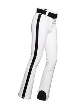 Goldbergh - PALOMA PANTS W SIDE STRIPS – WHITE - 女装 - 滑雪裤 - 白色