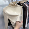 欧货厚磨毛德绒长袖T恤女2021秋冬新款内搭打底衫设计感百搭上衣 商品缩略图7
