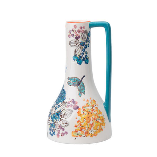 JOYYE卓艺花眷-繁花大花瓶TFV0119251北欧手绘陶瓷摆件网红花瓶ins客厅轻奢饰品插花干花花器 商品图0