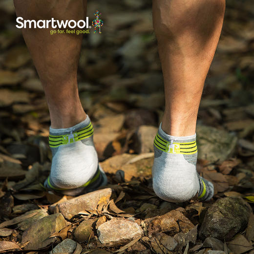 Smartwool PhD 跑步精英轻量缓震短筒袜 跑步及踝袜羊毛袜 商品图5
