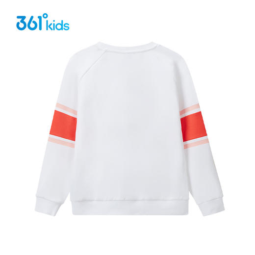 小361女童针织卫衣撞色拼接2021新款春装儿童套头上衣k62111302 商品图2