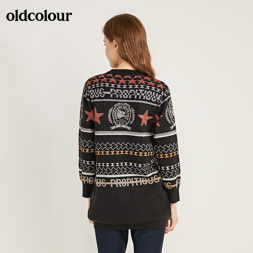 oldcolour复古时尚气质百搭针织毛衣M44106405 商品图1