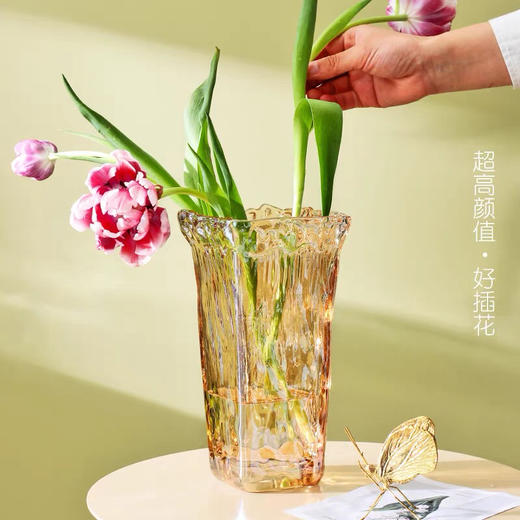 欧式西班牙ins风 透明玻璃花瓶花器 商品图3