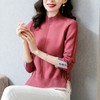 FL2352 秋冬新款半高领加厚女时尚修身衫针织套头毛衣 商品缩略图2