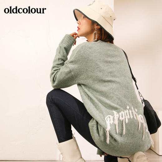 oldcolour宽松百搭气质针织套头衫M44052203 商品图1