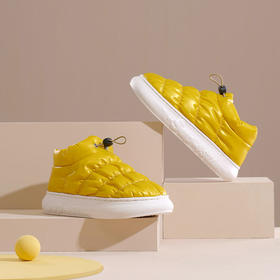 羽绒棉拖鞋女包跟厚底防滑防寒男士保暖鞋情侣鞋棉鞋女士冬季加厚