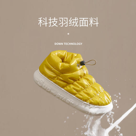 羽绒棉拖鞋女包跟厚底防滑防寒男士保暖鞋情侣鞋棉鞋女士冬季加厚 商品图7