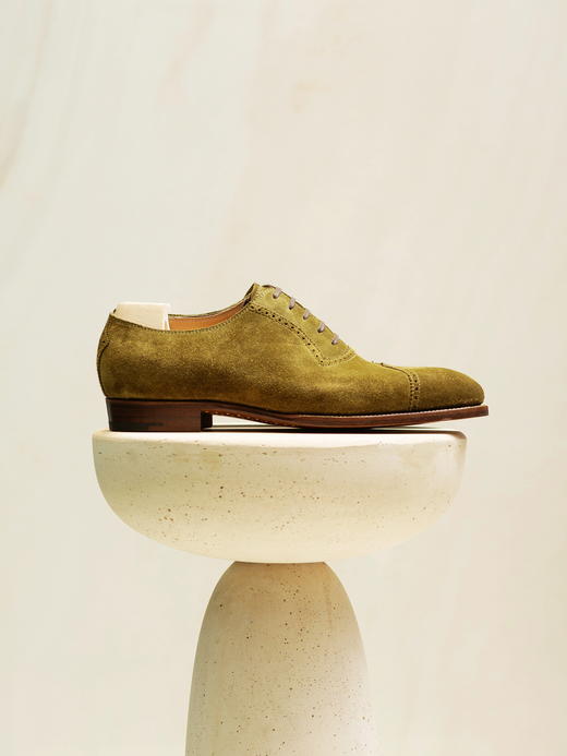 Saint Crispins 绿色麂皮牛津 商品图6