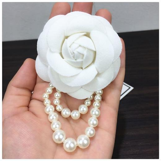 优雅精致小香风胸花 韩版复古黑白经典衬衣领结 商品图6