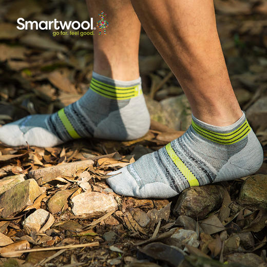 Smartwool PhD 跑步精英轻量缓震短筒袜 跑步及踝袜羊毛袜 商品图4