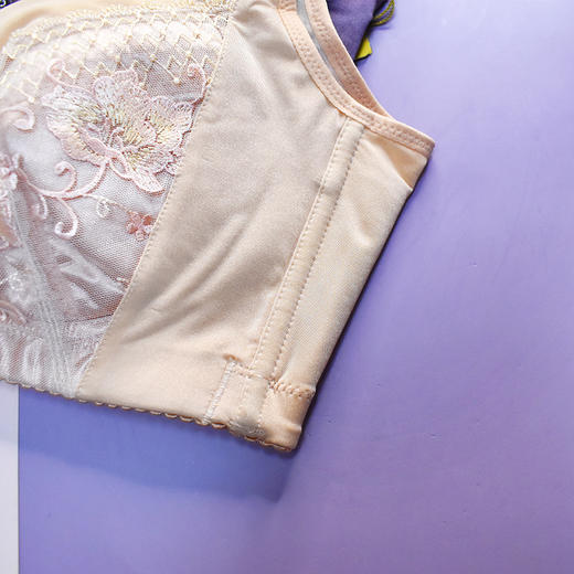 【秒杀品不退不换】皇家丽美薄杯大胸显小软钢圈收副乳文胸WJ1677-1 商品图3